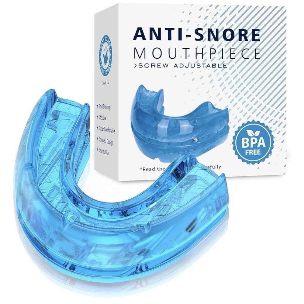 Anti Snoring Mouthpiece Anti Snoring Mouthguard Adjustable‎ Boil-and-Bite NEW